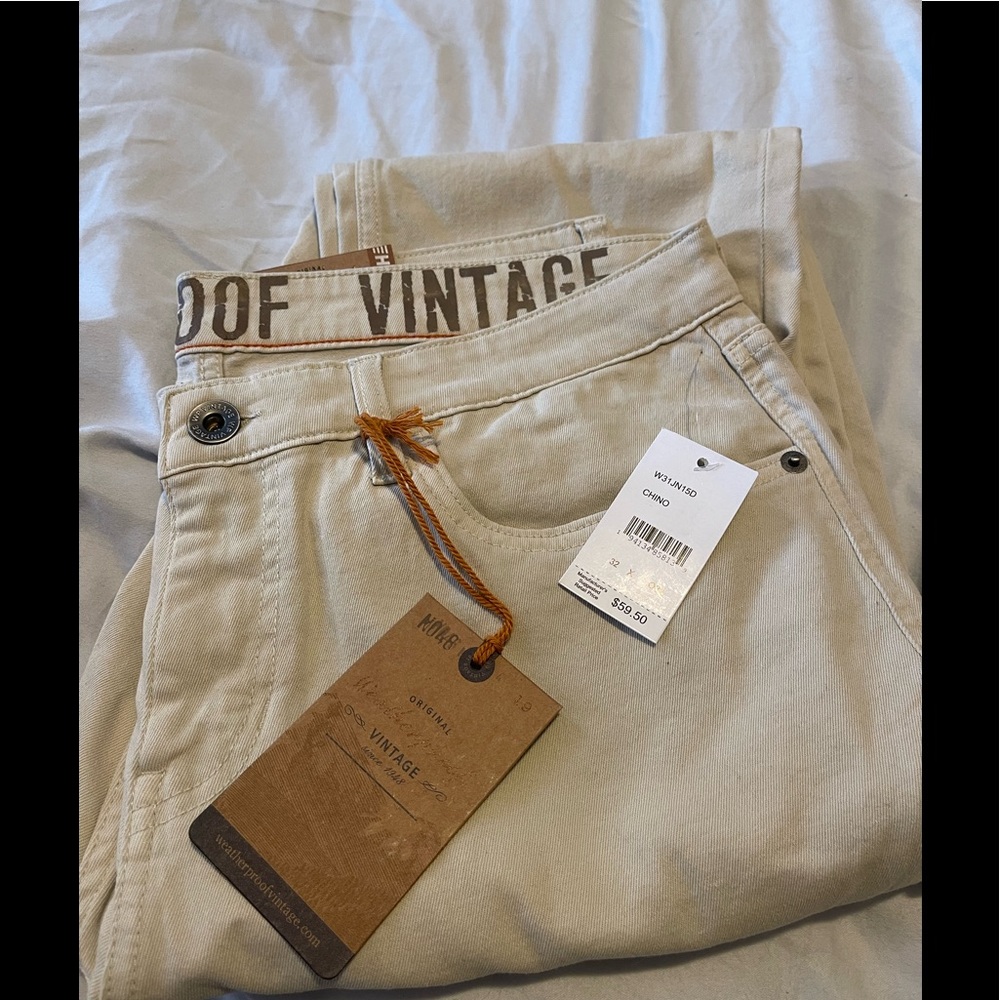 Weatherproof Vintage Stretch Twill Pants NWT